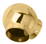 Ball 90 Elbow 1.0" - All finishes Polished Brass