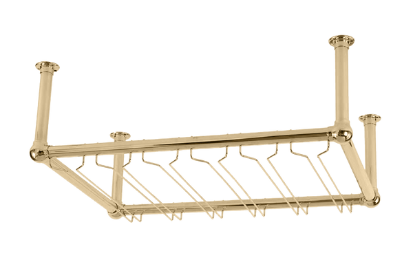 Ceiling glass 2025 rack
