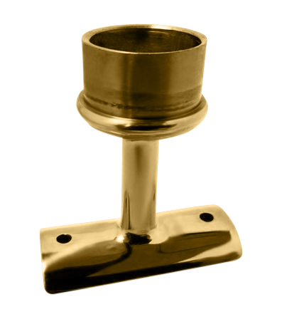 Fixed Saddle 1.5" - All finishes Polished Brass