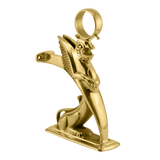 Foot Rail Griffin Bracket (2"OD) - All finishes Polished Brass