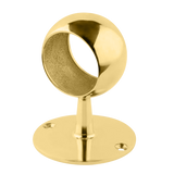 Short Ball Center Post 2.0" - All finishes Polished Brass