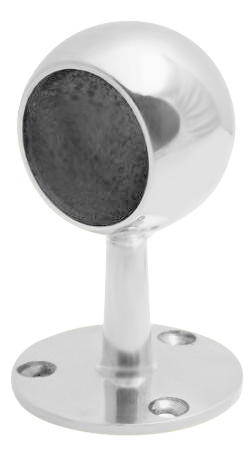 Short Ball End Post 2.0" - All finishes Satin Chrome