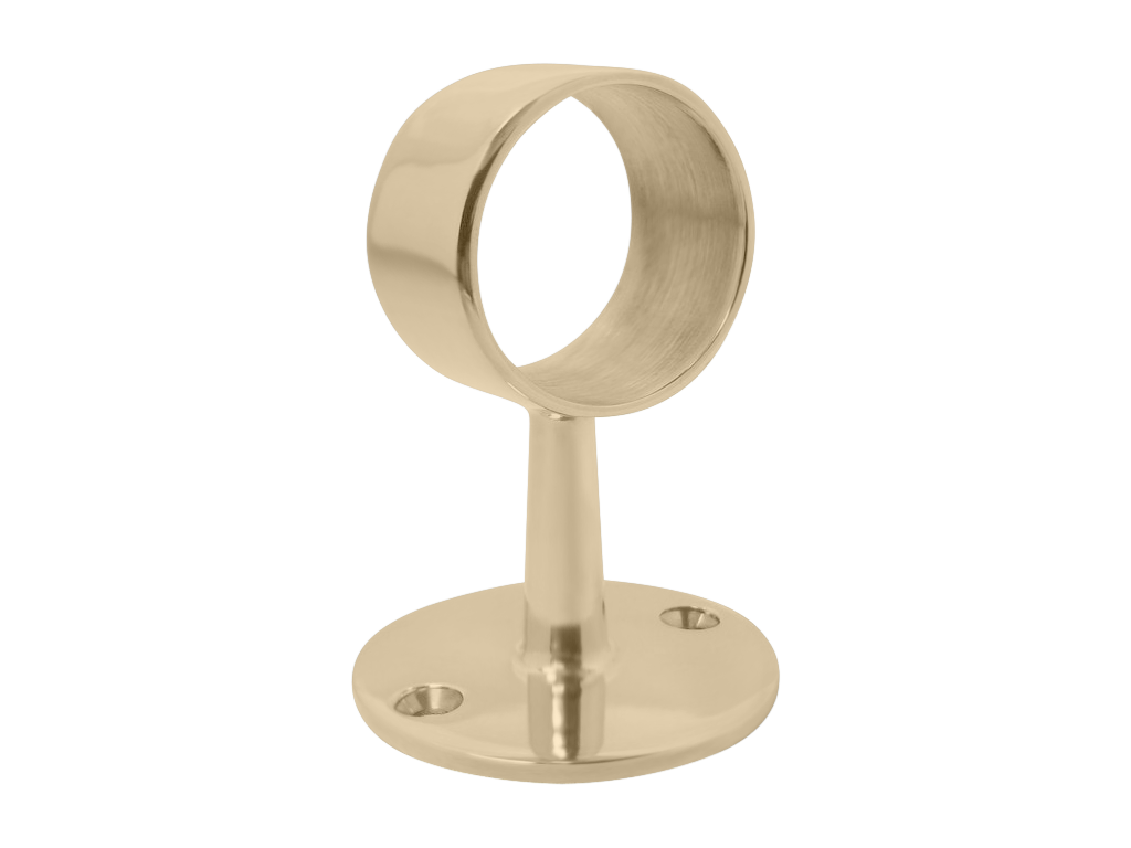 Short Flat Center Post 2.0" - All finishes Satin Brass