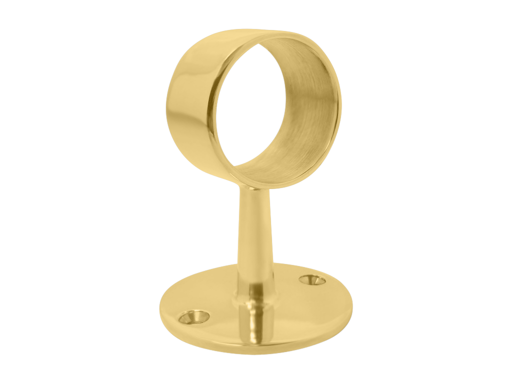 Short Flat Center Post 2.0" - All finishes Polished Brass