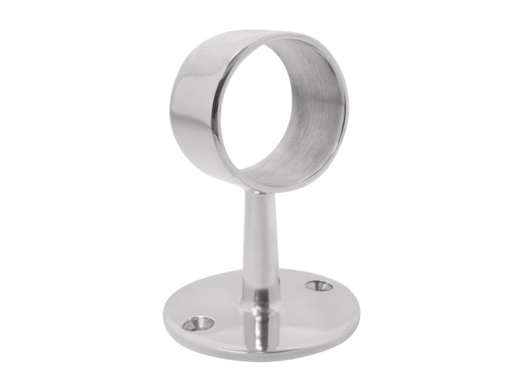 Short Flat Center Post 2.0" - All finishes Polished Chrome