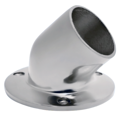 45 Degree Angle Flange (2"OD) - All finishes Matte Black