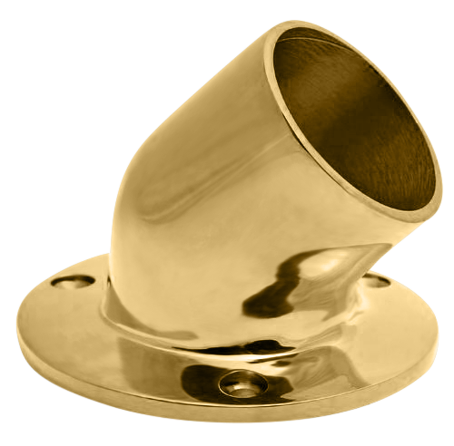 45 Degree Angle Flange (2"OD) - All finishes Polished Chrome