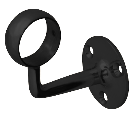 90 Degree Closed Loop Handrail Bracket for 2" OD Tubing - All finishes Satin Chrome