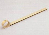 Single Faced Food Shield Bracket -Right - 16" Brass