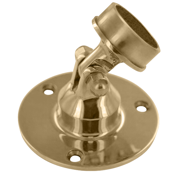 Adjustable Wall Flange 1.5" - All finishes Polished Brass