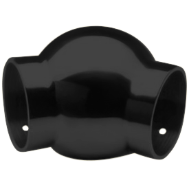 Ball 135 Elbow   2.0"  in Matte Black finish