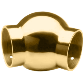 Ball 135 Elbow 1.5" - All finishes Matte Black