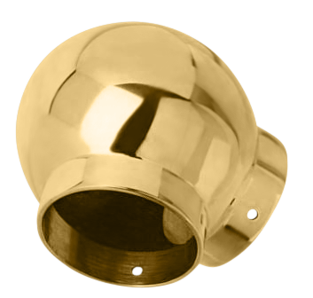 Ball 90 Elbow 1.0" - All finishes Polished Brass