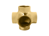 Flush SO Cross 2.0" - All finishes Polished Brass