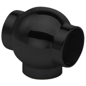 Ball T 1.5" - All finishes Matte Black