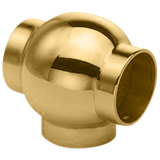 Ball T 1.5" - All finishes Polished Brass