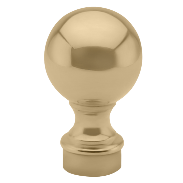 Ball Top 1.5" - All finishes Satin Brass