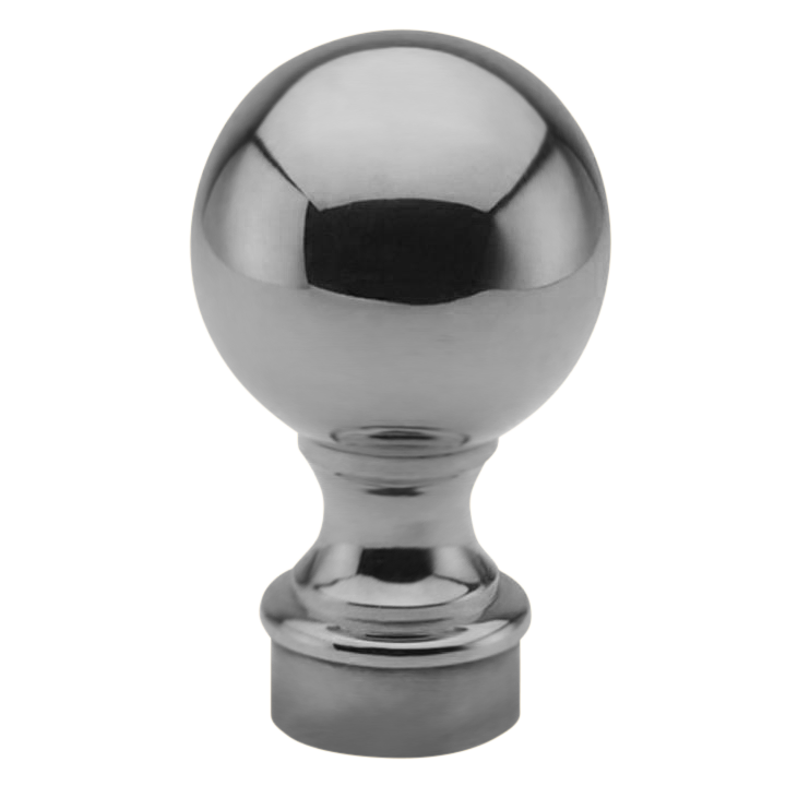 Ball Top 1.5" - All finishes Polished Chrome