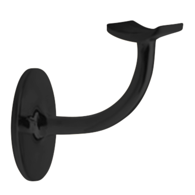 Blind Stud Handrail Bracket 1.5" (Brass 2 1/2" C /L, Stainless 2 5/8" C/L) - All finishes Matte Black
