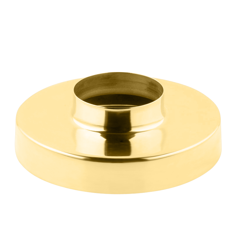 Cast Flange Cover 1.5" - All finishes Polished Brass