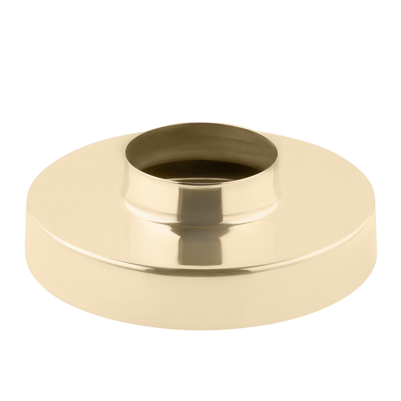 Cast Flange Cover 3.0" - All finishes - All finishes Satin Brass