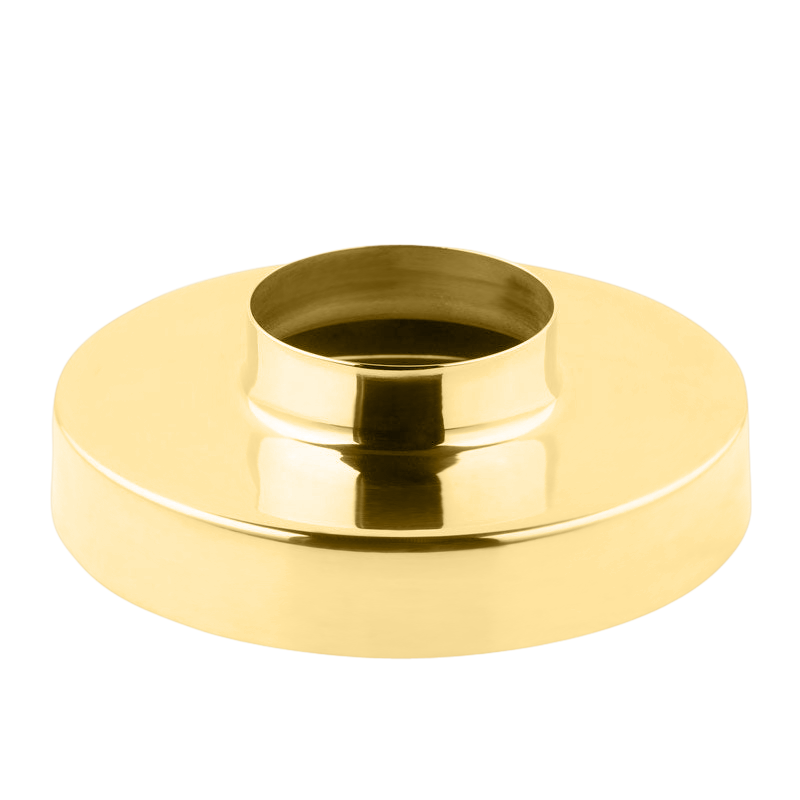Cast Flange Cover 2.0" - All finishes Polished Brass