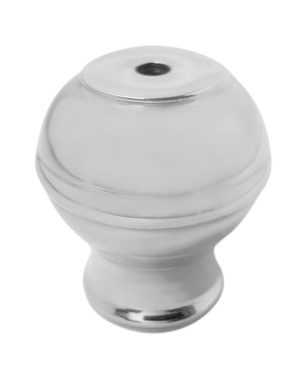 Decorative Adapter 1" tubing to any size tubing - All finishes Satin Chrome