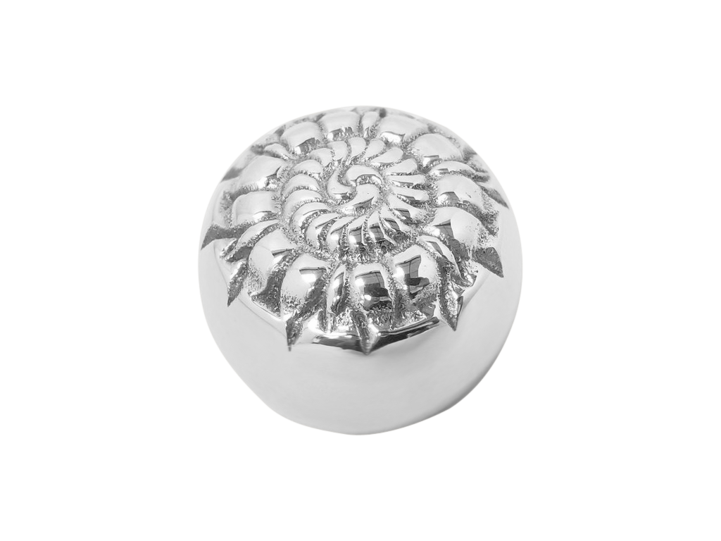 Decorative End Cap 1.5" - All finishes Satin Chrome
