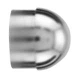 Domed End Cap 1.5" - All finishes Polished Stainless Steel