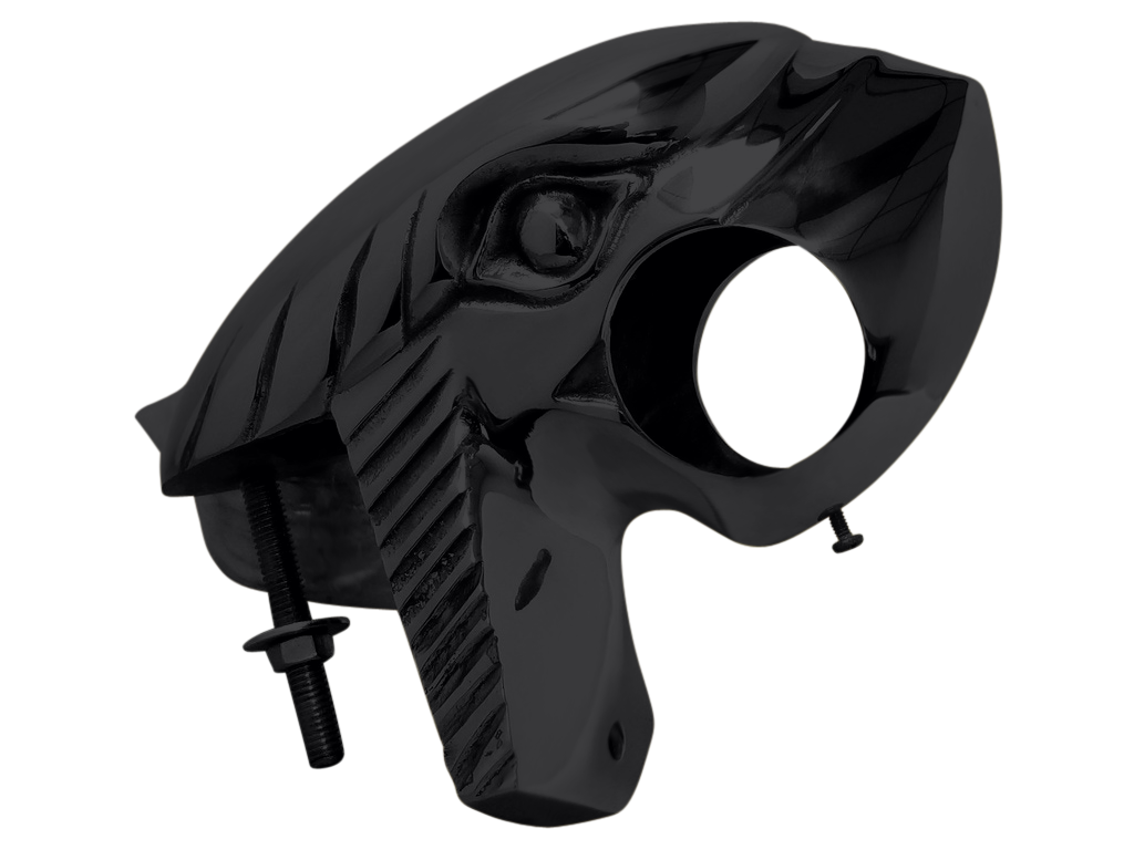 Eagle Head Arm Rail Bracket 2.0" - All finishes Matte Black