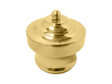 Fancy End Cap 1.5" - All finishes Polished Brass