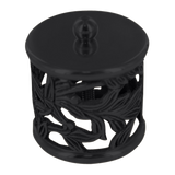 Filigree End Cap 2" - All finishes Matte Black
