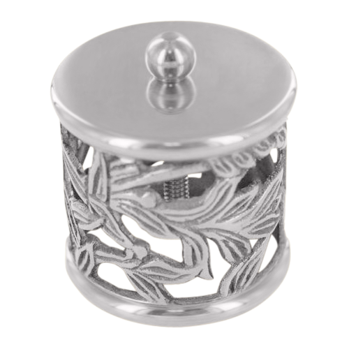 Filigree End Cap 1" - All finishes Polished Chrome