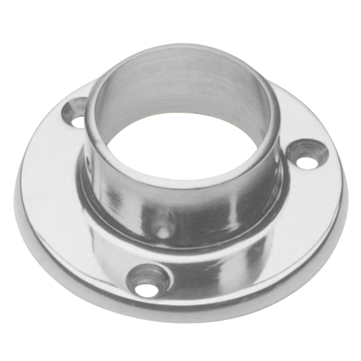 Floor Flange 1" - All finishes Satin Chrome