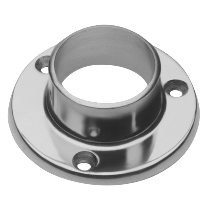 Floor Flange 2" OD with 5" Diameter Base - All finishes