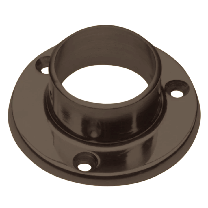Floor Flange 2" OD with 5" Diameter Base - All finishes Oil-Rubbed Bronze