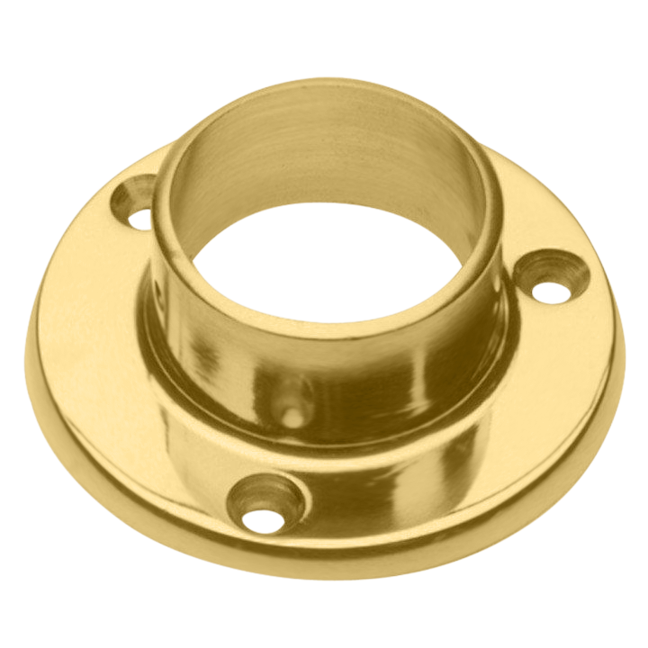 Floor Flange 1.5" - All finishes Polished Brass
