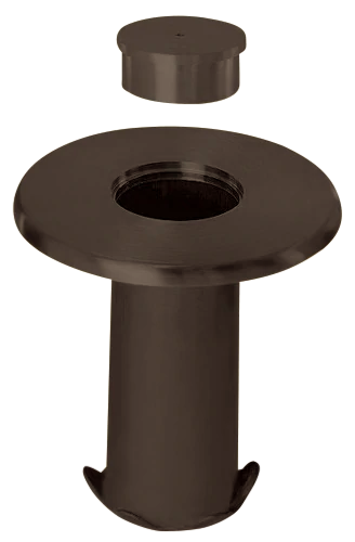 Floor Socket & Cap 2.0" - for carpeted floors - All finishes Oil-Rubbed Bronze