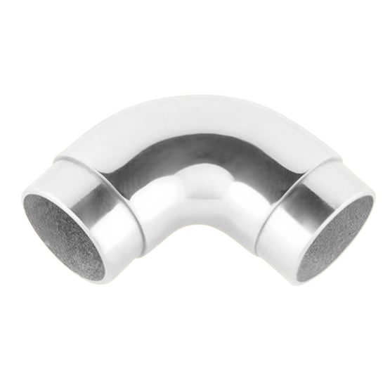 Flush 90 Curve (2.0") - All finishes Satin Stainless Steel