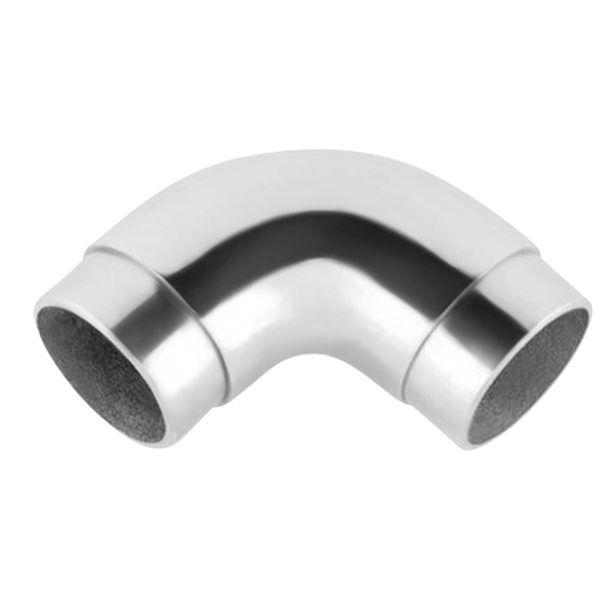 Flush 90 Curve (1.5") - All finishes Polished Stainless Steel