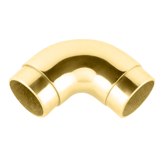 Flush 90 Curve (1.5") - All finishes Polished Brass