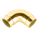 Flush 90 Curve (2.0") - All finishes Polished Brass