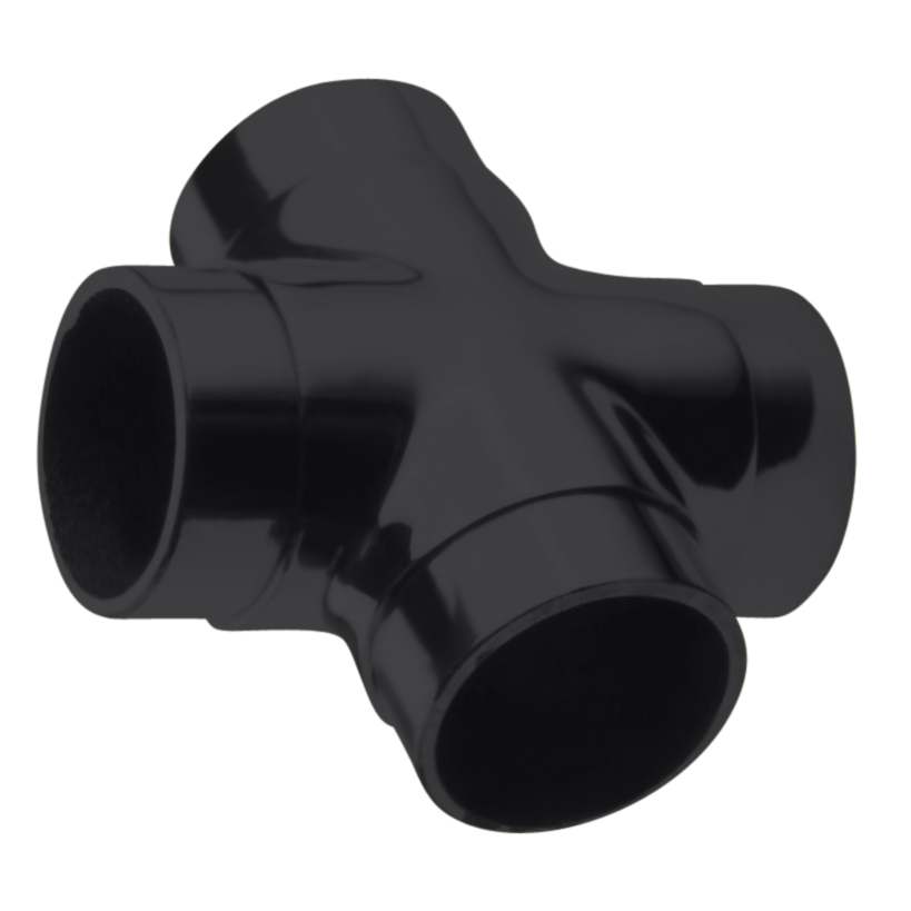Flush Cross 1.5" - All finishes Matte Black