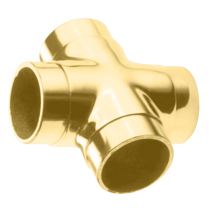 Flush Cross 1.5" - All finishes Brass