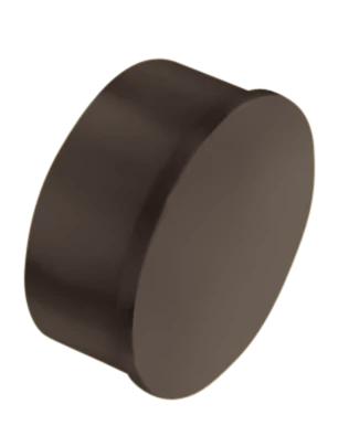 Flush Flat End Cap 1" - All finishes Oil-Rubbed Bronze