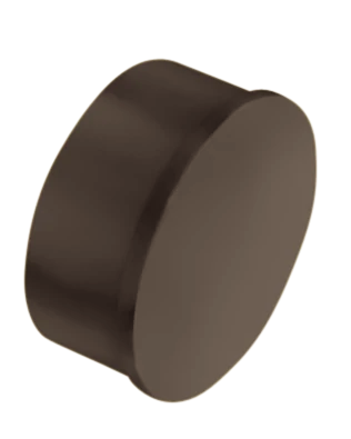 Flush Flat End Cap 2.0" in Oil-Rubbed Bronze finish