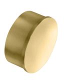 Flush Flat End Cap 1.5" - All finishes Polished Brass