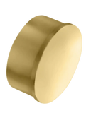 Flush Flat End Cap 1" - All finishes Polished Brass