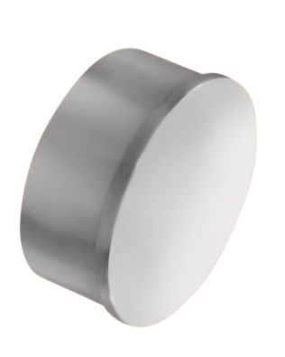 Flush Flat End Cap 2" - All finishes Polished Stainless Steel
