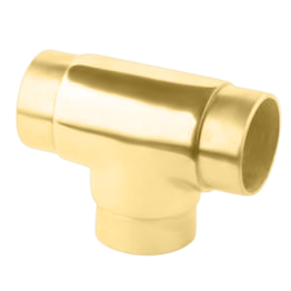 Flush T (1.0") - All finishes Polished Brass